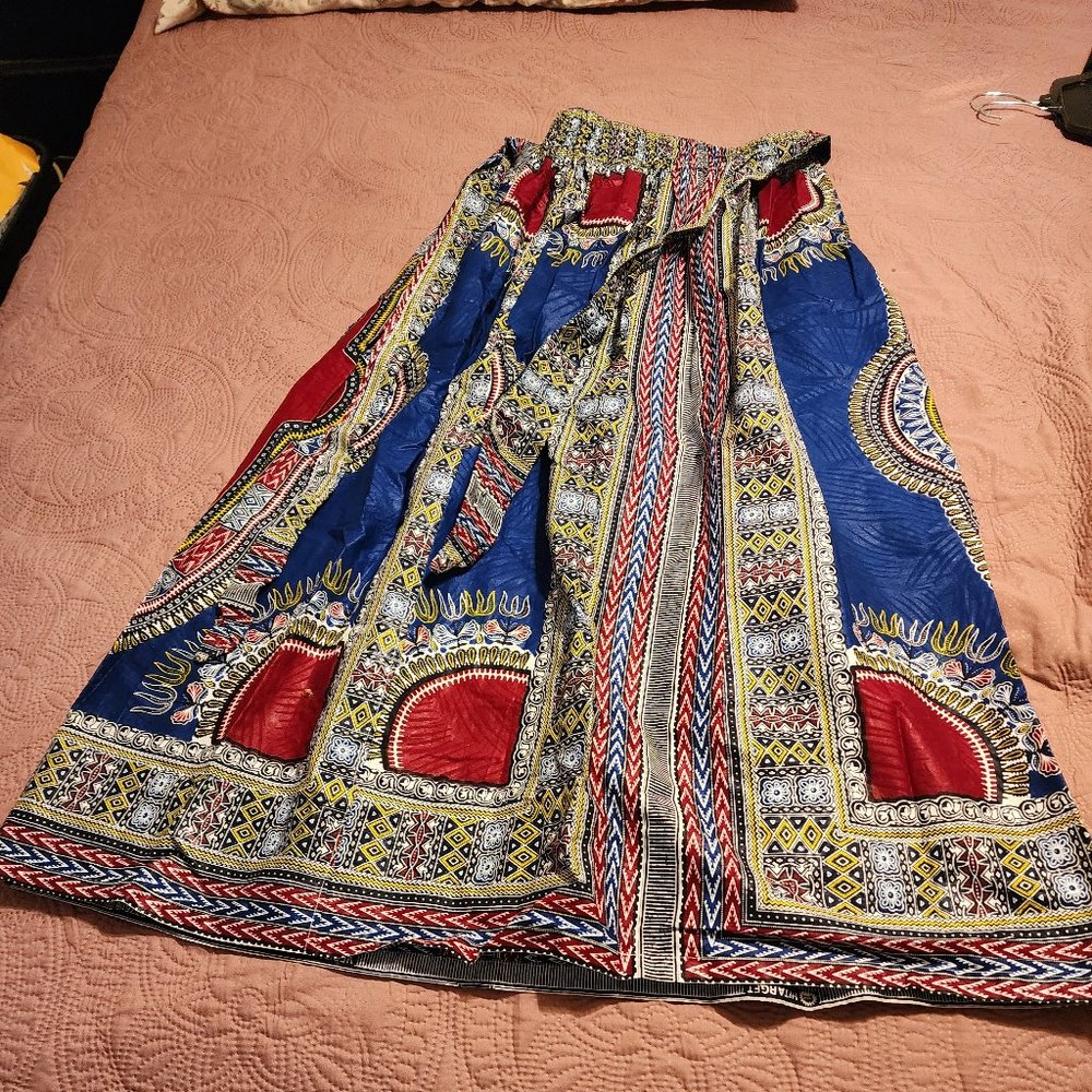 Stunning African Mud Cloth Skirt